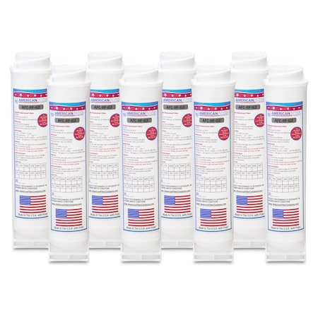 American Filter Co AFC Brand AFC-RF-G2, Compatible to GE PTS25LHP Refrigerator Water Filters (8PK) Made by AFC PTS25LHP-AFC-RF-G2-8-70389